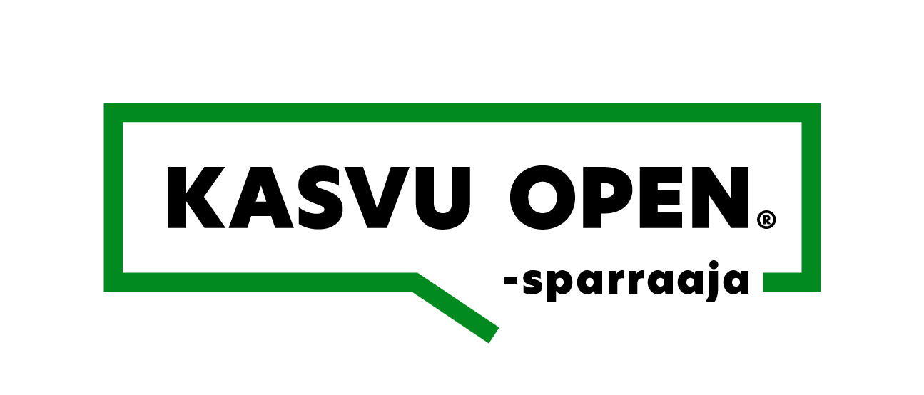 Kasvu open -sparraajalogo