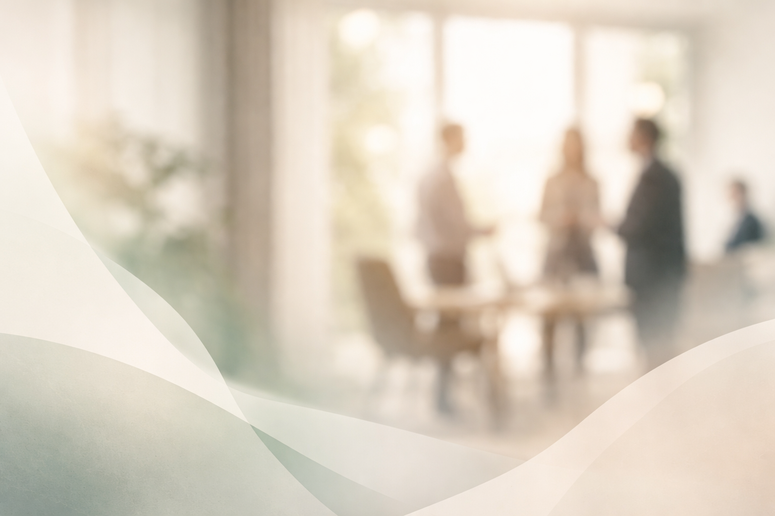 Modern office with soft tones Modern office with soft tones